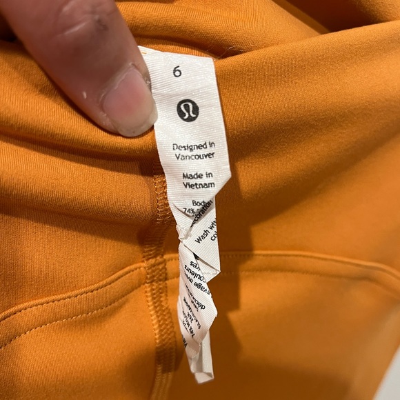 Lululemon InStill High-Rise Tight 25" (Autumn Orange) - Picture 6 of 9